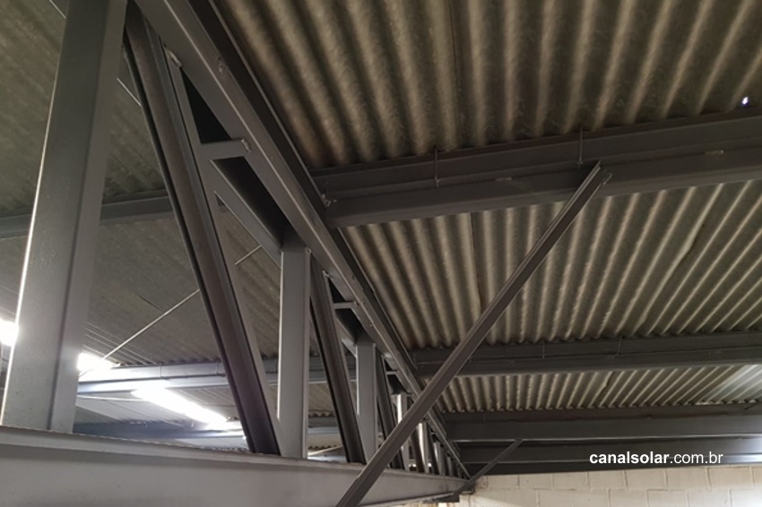 Reforço estrutural para a instalação de sistemas fotovoltaicos