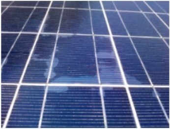 Figura 4: Delaminação do módulo fotovoltaico (Galdino, 2014)