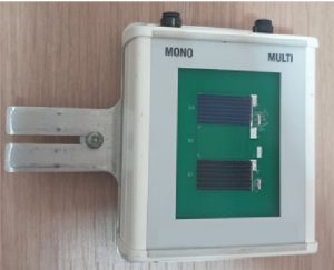 Sensor de irradiância baseado em células mono e policristalinas de referência