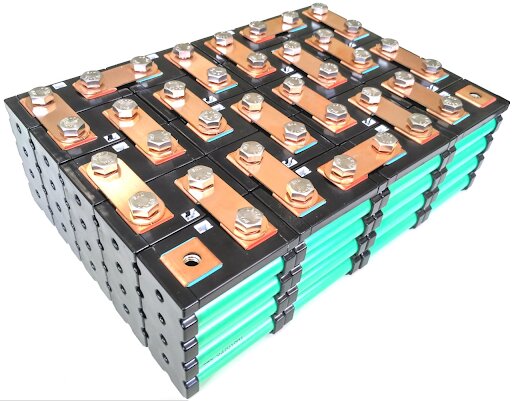 Figura 5: Pack de células de íons de lítio. Fonte: Energus Power/reprodução