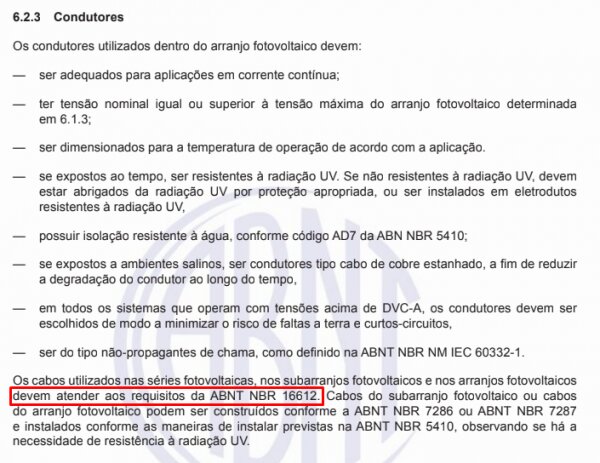 O emprego de condutores de alumínio nas instalações fotovoltaicas