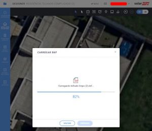 Processamento do arquivo DXF pelo SolarEdge Designer