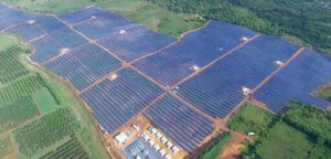Usina solar de Tongchuan, na China, de 250 MW. Fonte: Trina Tracker