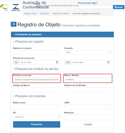 Como saber se um equipamento está homologado no INMETRO