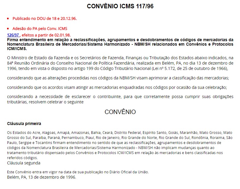 ICMS 117-96