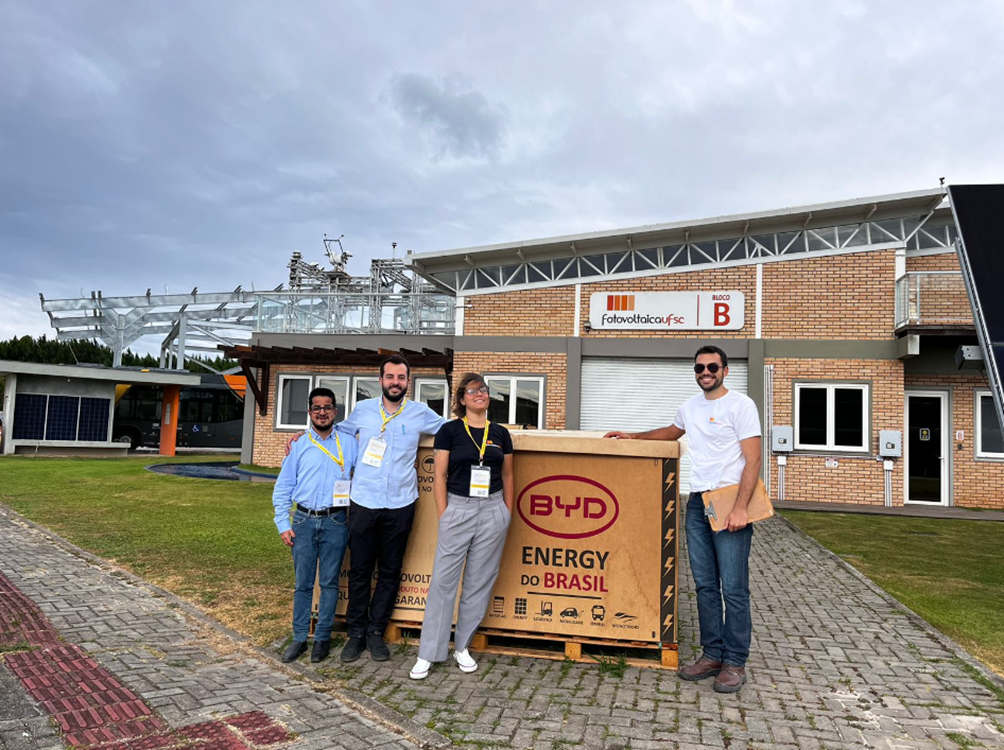 Projeto é fruto de uma parceria entre a UFSC e a BYD. Foto: Divulgação