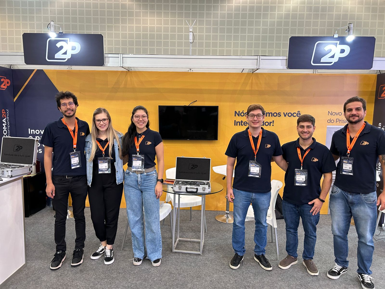 Equipe da 2P na Intersolar Summit. Foto: Canal Solar