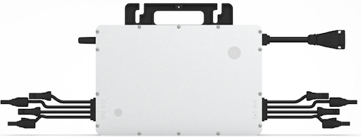 Figura 7: Microinversor para 4 módulos fotovoltaicos com 4 entradas de MPPT independentes. Fonte: Hoymiles