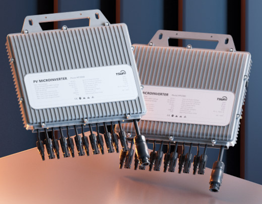 Figura 8: Microinversores para 6 ou 8 módulos fotovoltaicos. Fonte: TSUN