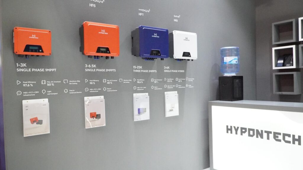 Demais soluções apresentadas pela Hypontech no evento. Foto: Divulgação