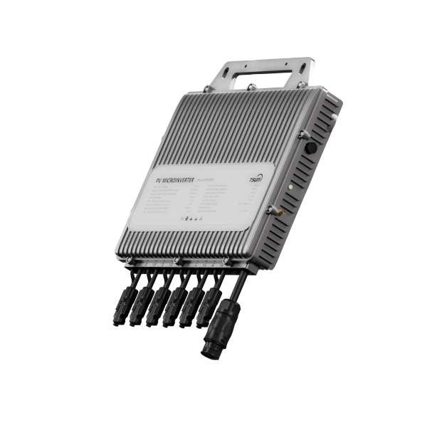 Microinversor TSUNESS MP-3000 que será distribuído pela Esfera. Imagem: Esfera Solar/Reprodução
