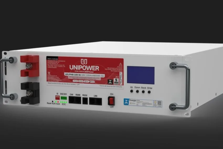 Unipower lança bateria de 48V EN dedicada ao mercado solar