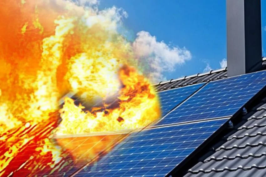 Solução de dupla proteção com AFCI e desligamento em nível de módulo