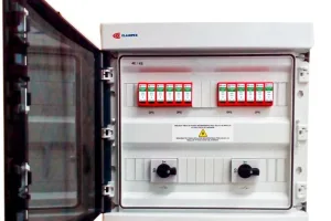 O surto elétrico não chega ao inversor quando há proteção externa